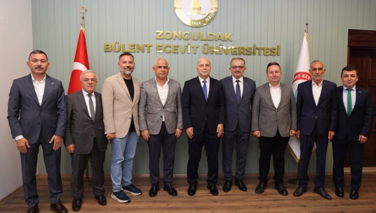 MÜSİAD Zonguldak Heyetinden Rektör Ulusoy’a Hayırlı Olsun Ziyareti