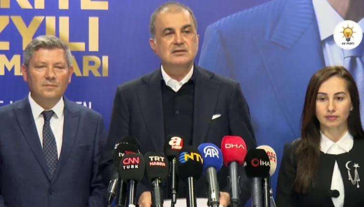 Ömer Çelik: Ak Parti’yi Millet Kurdu, Tabelasını Biz Astık
