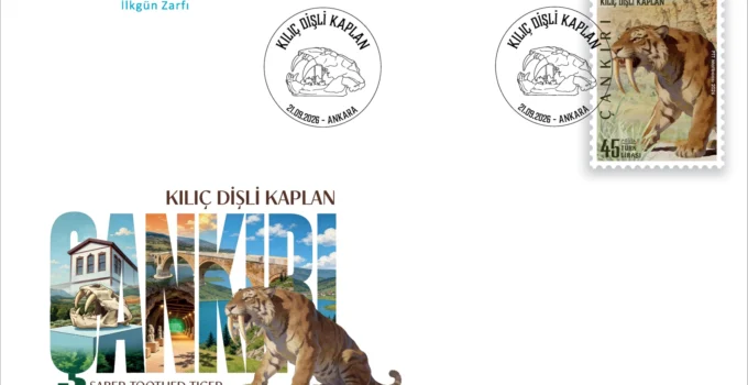 Ptt'Den &Quot;Kılıç Dişli Kaplan&Quot; Temalı Anma Pulu