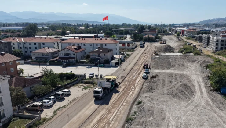 Sakarya'Da Hanlı-Osb Arası Duble Yolda Çalışmalar Hızlandı