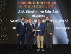 Samsun Büyükşehir’e Sürdürülebilirlik Ödülü