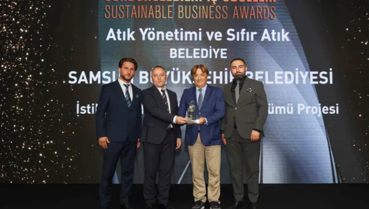 Samsun Büyükşehir’e Sürdürülebilirlik Ödülü
