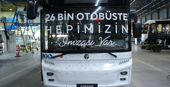 Temsa’nın 26 Bininci Otobüsü Banttan Indi