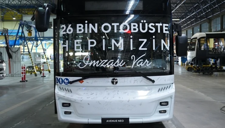 Temsa’nın 26 Bininci Otobüsü Banttan Indi