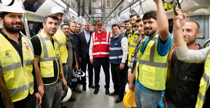 Ümraniye-Ataşehir-Göztepe Hattında Test Sürüşü Yapıldı… 19 Aralık'Ta Açılıyor