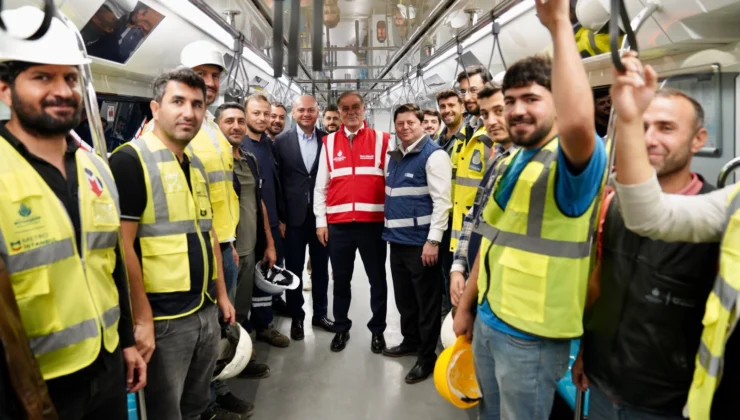 Ümraniye-Ataşehir-Göztepe Hattında Test Sürüşü Yapıldı… 19 Aralık'Ta Açılıyor