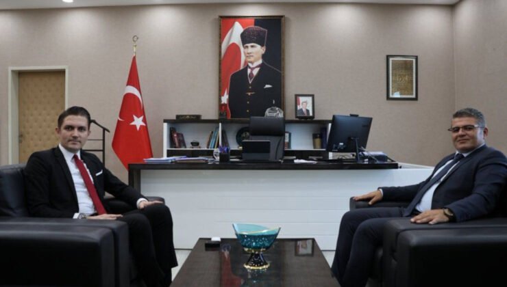 Zonguldak Meteoroloji İl Müdürü Maraşlı’dan Kozlu Kaymakamı Çakır’a ziyaret