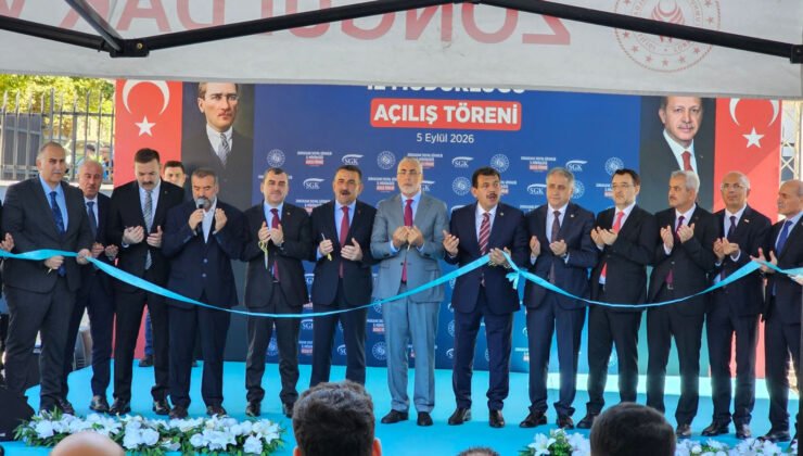 Zonguldak SGK İl Müdürlüğünün 122 milyon liralık yeni hizmet binası açıldı