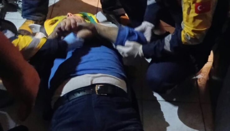 Zonguldak’ta üç kat düşen asansördeki kişi yaralandı