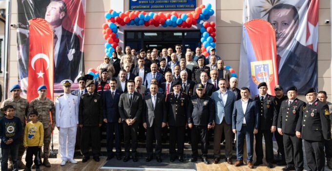Çaydeğirmeni Jandarma Karakol Komutanlığı yeni hizmet binası törenle açıldı