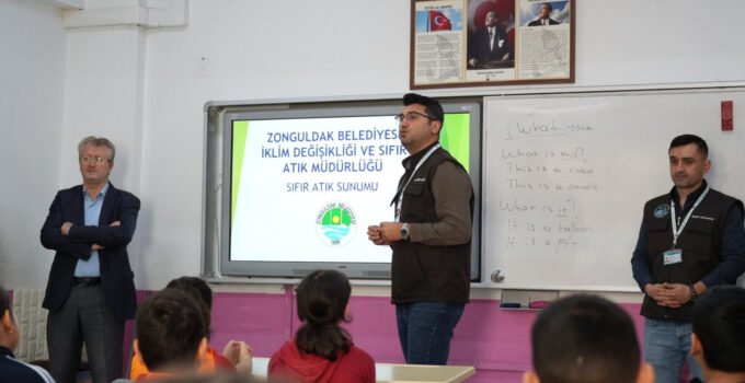Zonguldak Belediyesi’nden ilkokul öğrencilerine sıfır atık eğitimi