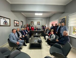 Başkan Tahsin Erdem’den Yeni Parti İl Yönetimine hayırlı olsun ziyareti