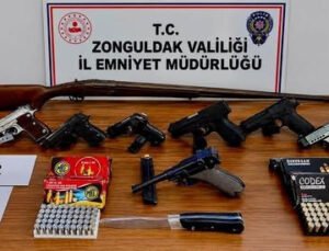 Zonguldak’ta silah operasyonu: 3 kişi tutuklandı