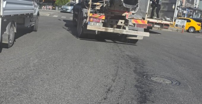 Ereğli’de Beton Mikserinden Çevre Kirliliği uyarısı