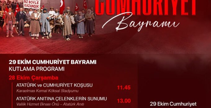 Zonguldak’ta 29 Ekim Cumhuriyet Bayramı kutlama programı belli oldu