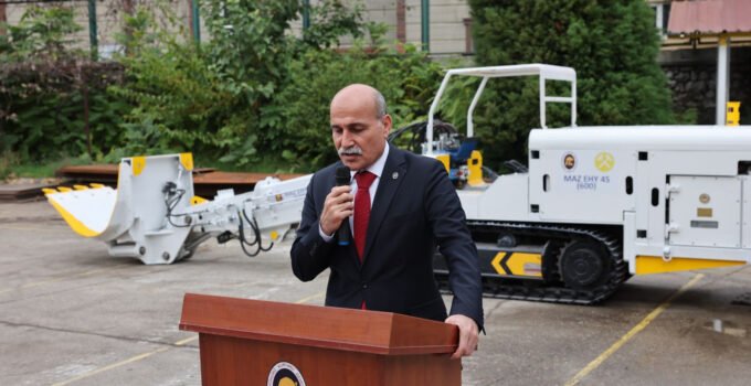 Zonguldak’ta yerli maden makinesi üretildi: İthal muadili 500 bin dolar