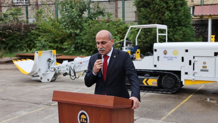Zonguldak’ta yerli maden makinesi üretildi: İthal muadili 500 bin dolar