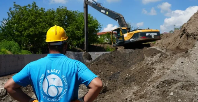 Balıkesir Ortaca’da Kanalizasyon Sorunu Çözüldü