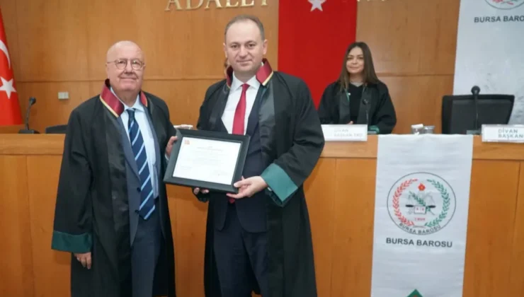 Bursa Barosu’nda Yener Poroy Dönemi Resmen Başladı