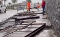 Düzce Akçakoca'Da Fırtına Tabelaları Devirdi