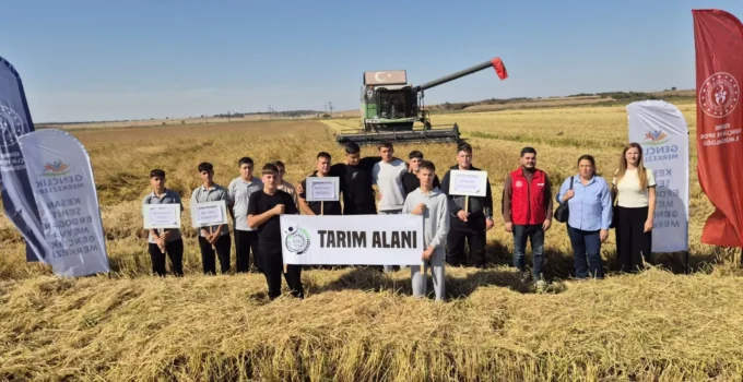 Edirne Keşan'Da Gençlerle Çeltik Hasadı Deneyimi