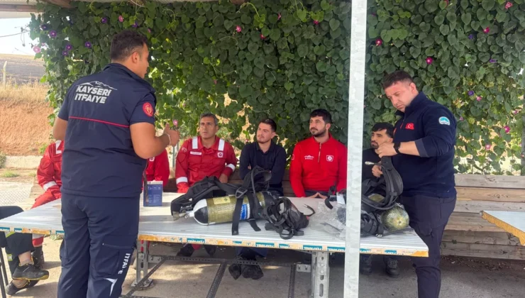 Kayseri İtfaiyesi'Nden Acil Müdahale Eğitimi