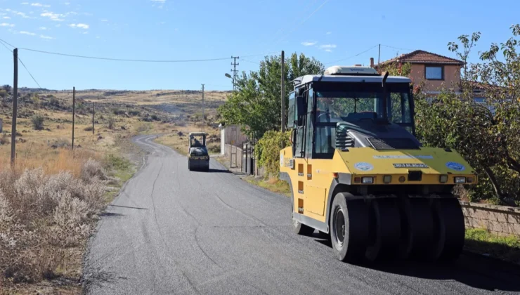 Kayseri Talas Kırsalında Asfalt Atağı