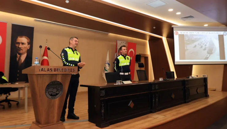 Kayseri Talas'Ta Emniyet Kemerine Simülasyonlu Anlatım