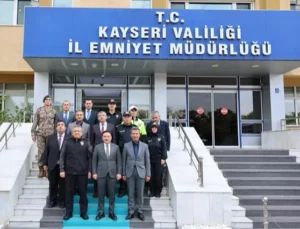 Kayseri Valisi Çiçek’ten İl Emniyet Müdürü Ergen’e Ziyaret