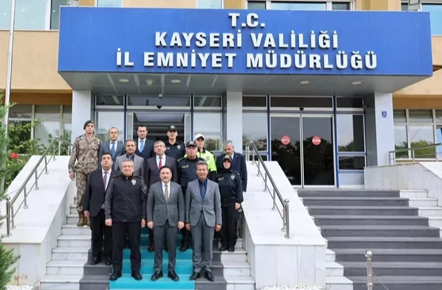 Kayseri Valisi Çiçek’ten İl Emniyet Müdürü Ergen’e Ziyaret