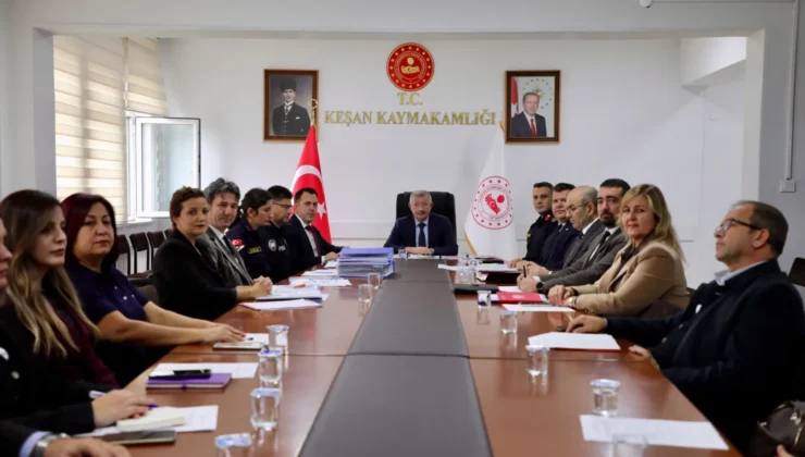 Keşan'Da Okul Güvenliği Toplantısı Gerçekleştirildi
