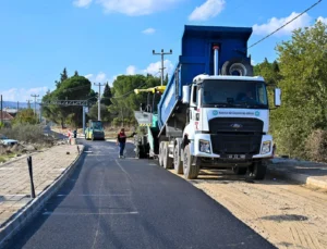 Manisa Köprübaşı’nda Asfalt Mesaisi Sürüyor