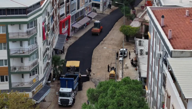 Manisa Muradiye’de Sıcak Asfalt Mesaisi