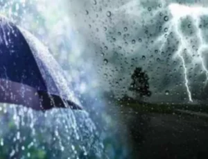 Meteoroloji'Den Kuvvetli Yağış Ve Fırtına Alarmı!