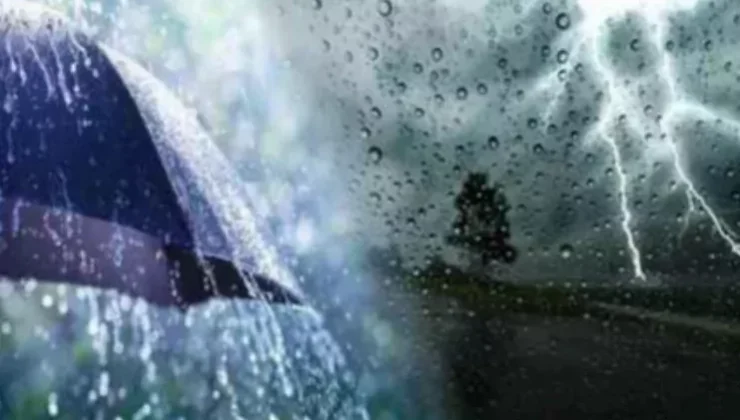 Meteoroloji'Den Kuvvetli Yağış Ve Fırtına Alarmı!
