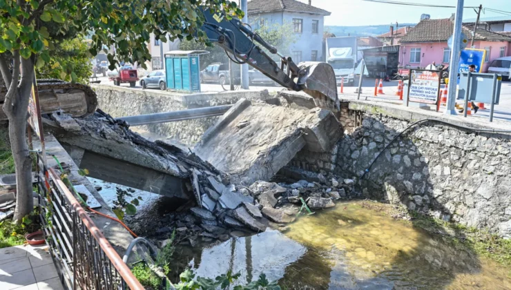 Mudanya Çekrice'Ye Büyükşehir'Den Çift Şeritli Köprü