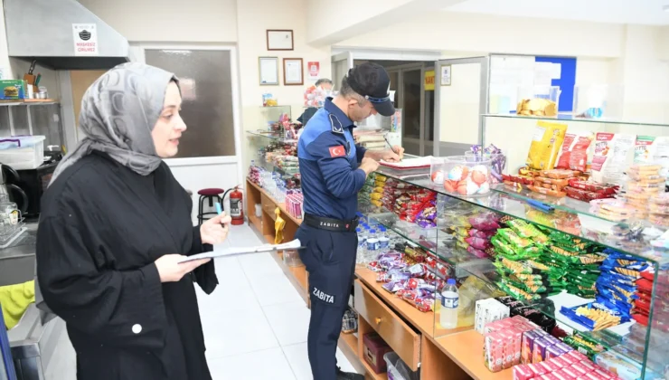 Okul Kantinlerine Şok Baskın