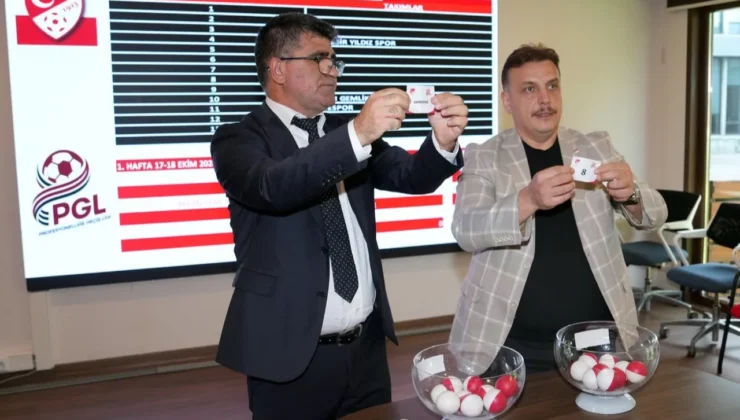 Profesyonelliğe Geçiş Ligi’nde Fikstür Çekildi! Sezon 17 Ekim’de Başlıyor