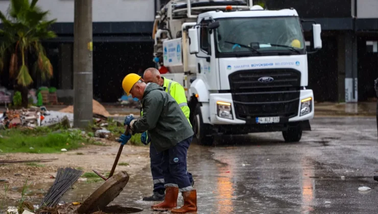 Sakarya'Da Olağanüstü Yağışa Karşı Saski̇ Ekipleri Hazır